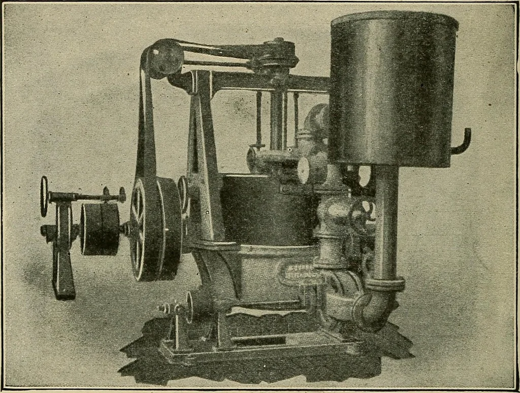 An illustration from Cyclopedia of textile work : a general reference library on cotton, woolen and worsted yarn manufacture, weaving, designing, chemistry and dyeing, finishing, knitting, and allied subjects, 1911, leaf 214