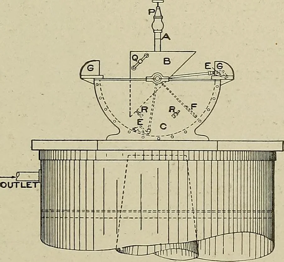 An illustration from Cyclopedia of textile work : a general reference library on cotton, woolen and worsted yarn manufacture, weaving, designing, chemistry and dyeing, finishing, knitting, and allied subjects, 1911, leaf 269