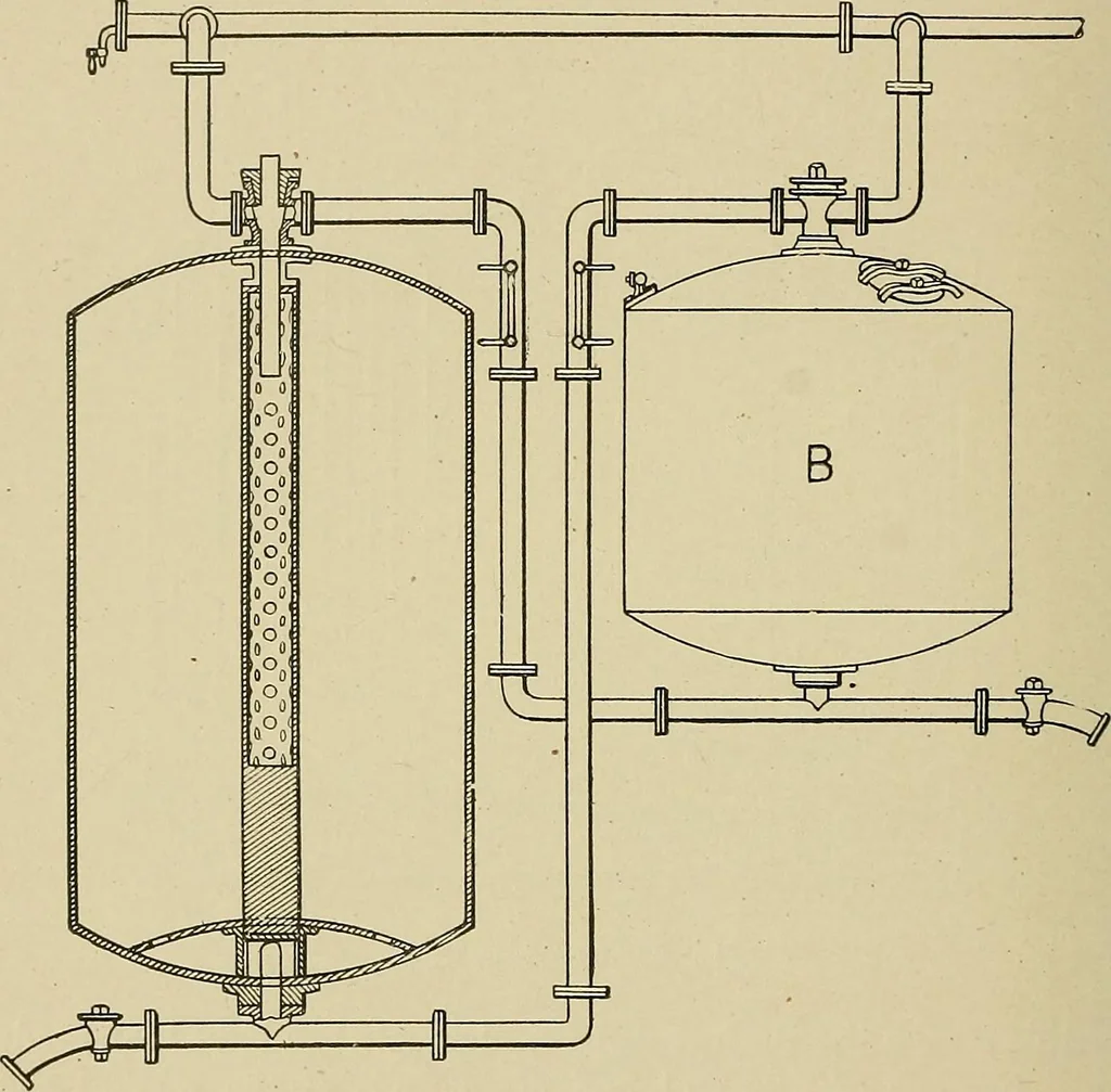 An illustration from Cyclopedia of textile work : a general reference library on cotton, woolen and worsted yarn manufacture, weaving, designing, chemistry and dyeing, finishing, knitting, and allied subjects, 1911, leaf 96