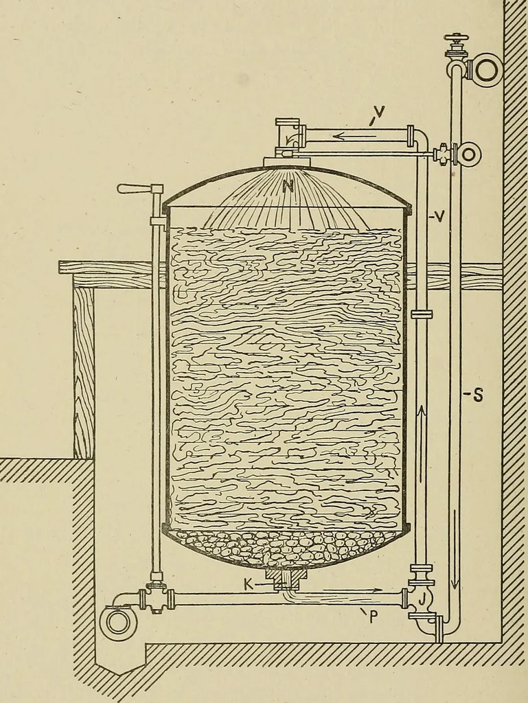 An illustration from Cyclopedia of textile work : a general reference library on cotton, woolen and worsted yarn manufacture, weaving, designing, chemistry and dyeing, finishing, knitting, and allied subjects, 1911, leaf 98