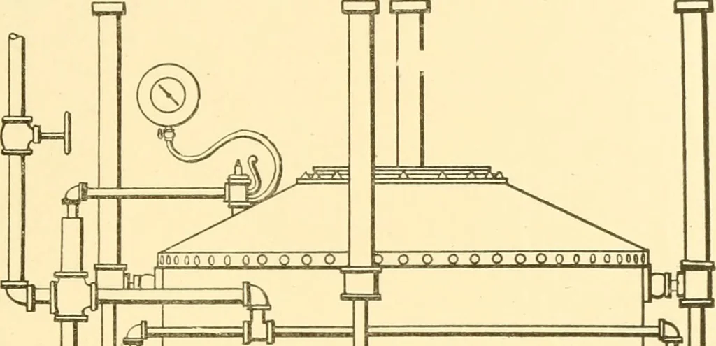 An illustration from Cyclopedia of textile work : a general reference library on cotton, woollen and worsted yarn manufacture, weaving, designing, chemistry and dyeing, finishing, knitting, and allied subjects, 1907, leaf 101