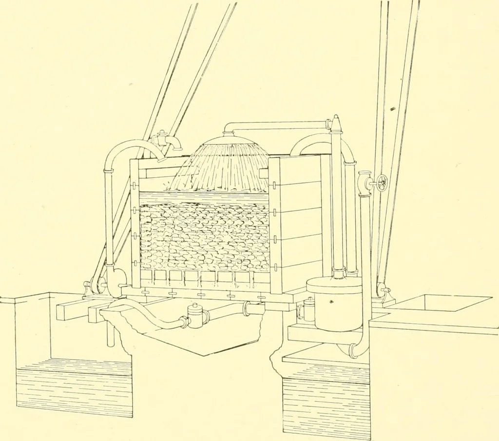 An illustration from Cyclopedia of textile work : a general reference library on cotton, woollen and worsted yarn manufacture, weaving, designing, chemistry and dyeing, finishing, knitting, and allied subjects, 1907, leaf 130