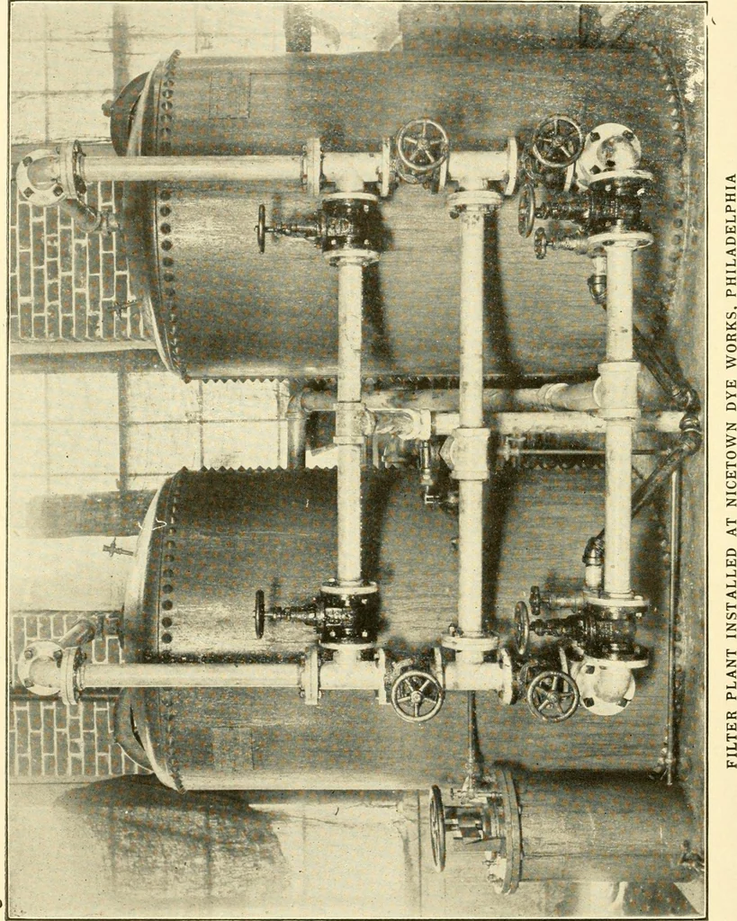 An illustration from Cyclopedia of textile work : a general reference library on cotton, woollen and worsted yarn manufacture, weaving, designing, chemistry and dyeing, finishing, knitting, and allied subjects, 1907, leaf 270