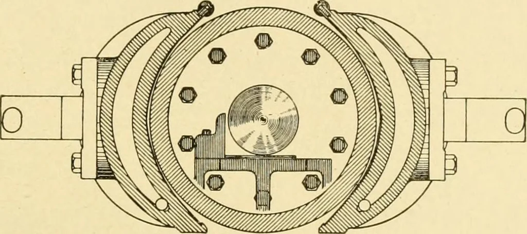 An illustration from Cyclopedia of textile work : a general reference library on cotton, woollen and worsted yarn manufacture, weaving, designing, chemistry and dyeing, finishing, knitting, and allied subjects, 1907, leaf 202