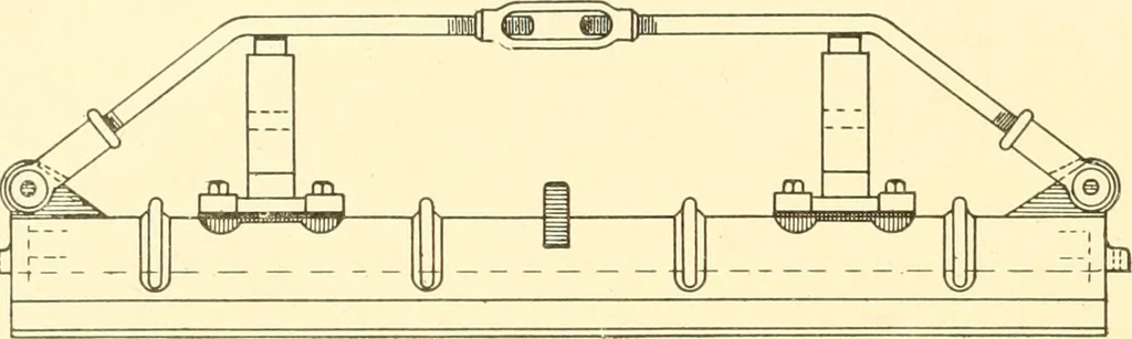 An illustration from Cyclopedia of textile work : a general reference library on cotton, woollen and worsted yarn manufacture, weaving, designing, chemistry and dyeing, finishing, knitting, and allied subjects, 1907, leaf 203