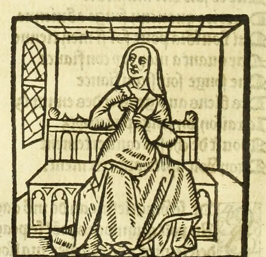 An illustration from Cy est le Romat de la roze, ou, Tout lart Damour est enclose : histoires et auctoritez et maintz beaulx propos vsitez qui a este nouuellement Corrige suffisantement et cotte bien a lauantaige com on voit en chascune page, 1526, leaf 20