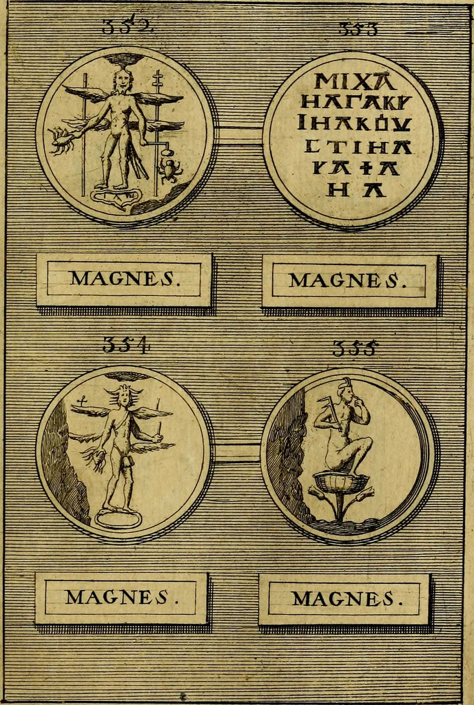 An illustration from Dactyliothecae, seu Annulorum sigillarium quorum priscos tam Graecos quam Romanos usus, ex ferro, aere, argento & auro promptuarii ... Collectis aliunde & ineditis & editis annulorum figuris auctior;, 1695, leaf 544