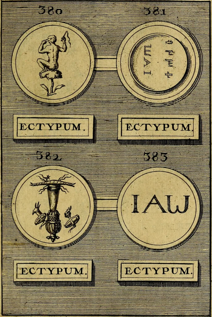 An illustration from Dactyliothecae, seu Annulorum sigillarium quorum priscos tam Graecos quam Romanos usus, ex ferro, aere, argento & auro promptuarii ... Collectis aliunde & ineditis & editis annulorum figuris auctior;, 1695, leaf 558