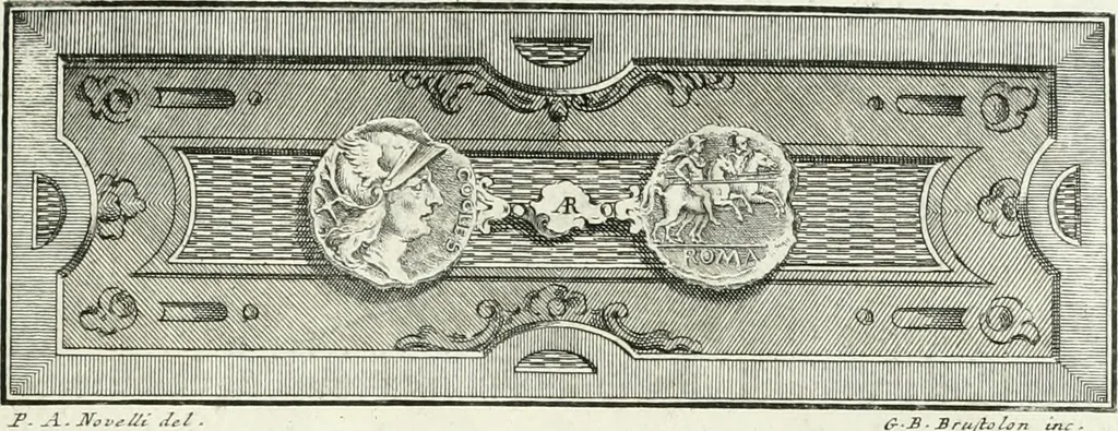 An illustration from Dactyliotheca Smithiana, 1767, leaf 336