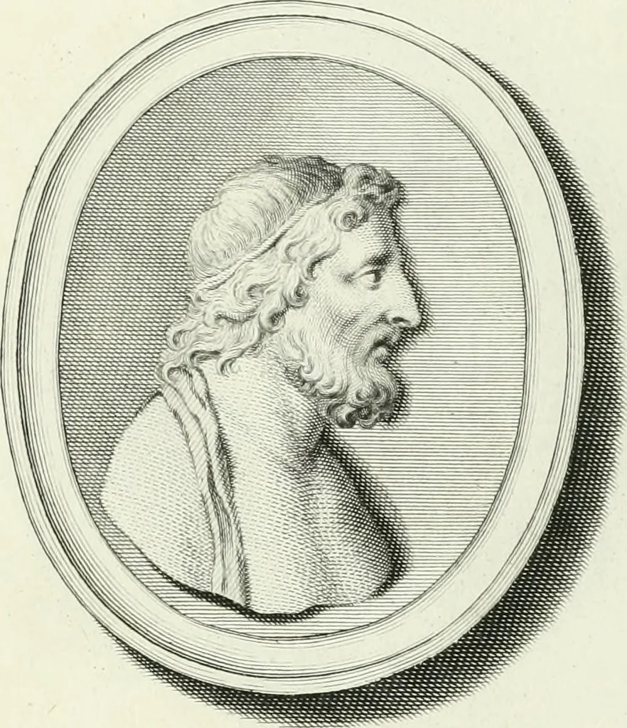 An illustration from Dactyliotheca Smithiana, 1767, leaf 438