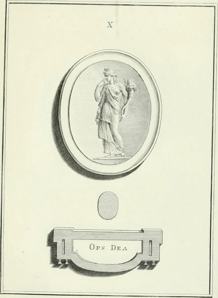 An illustration from Dactyliotheca Smithiana, 1767, leaf 454