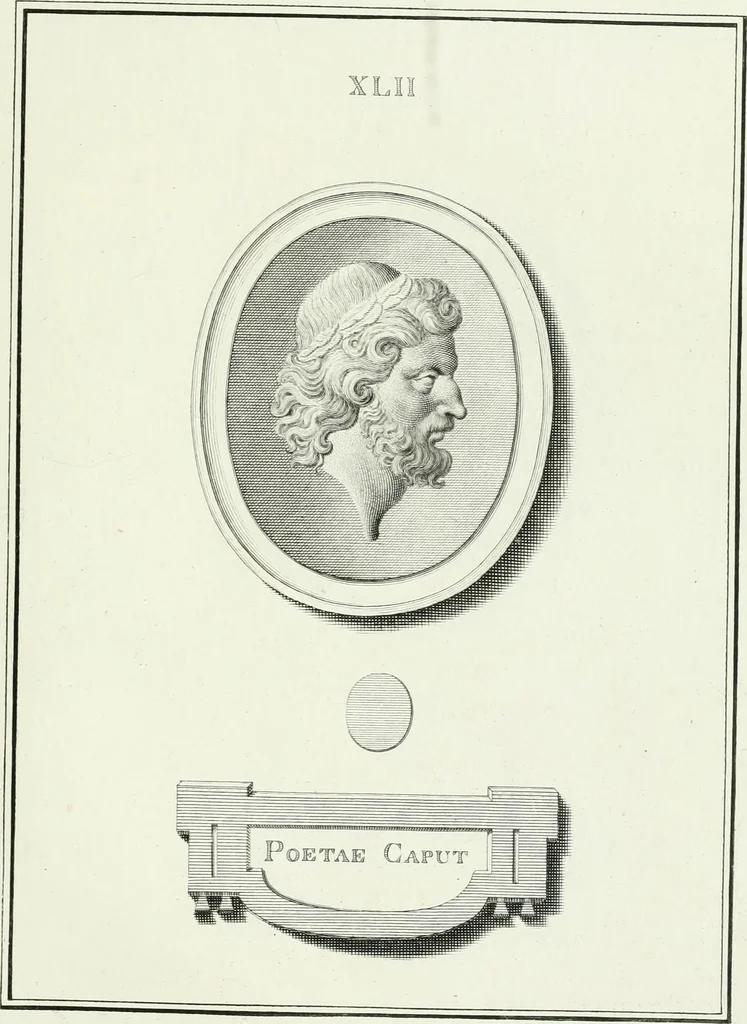 An illustration from Dactyliotheca Smithiana, 1767, leaf 518