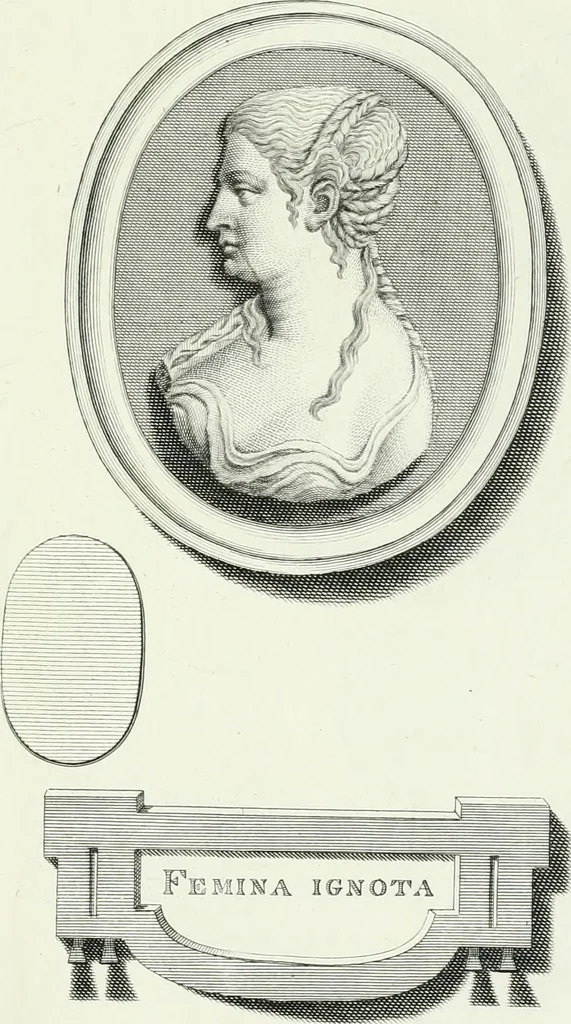 An illustration from Dactyliotheca Smithiana, 1767, leaf 566