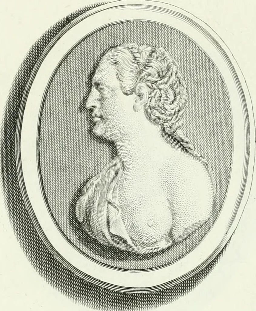 An illustration from Dactyliotheca Smithiana, 1767, leaf 572