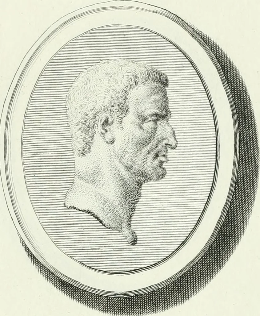 An illustration from Dactyliotheca Smithiana, 1767, leaf 574