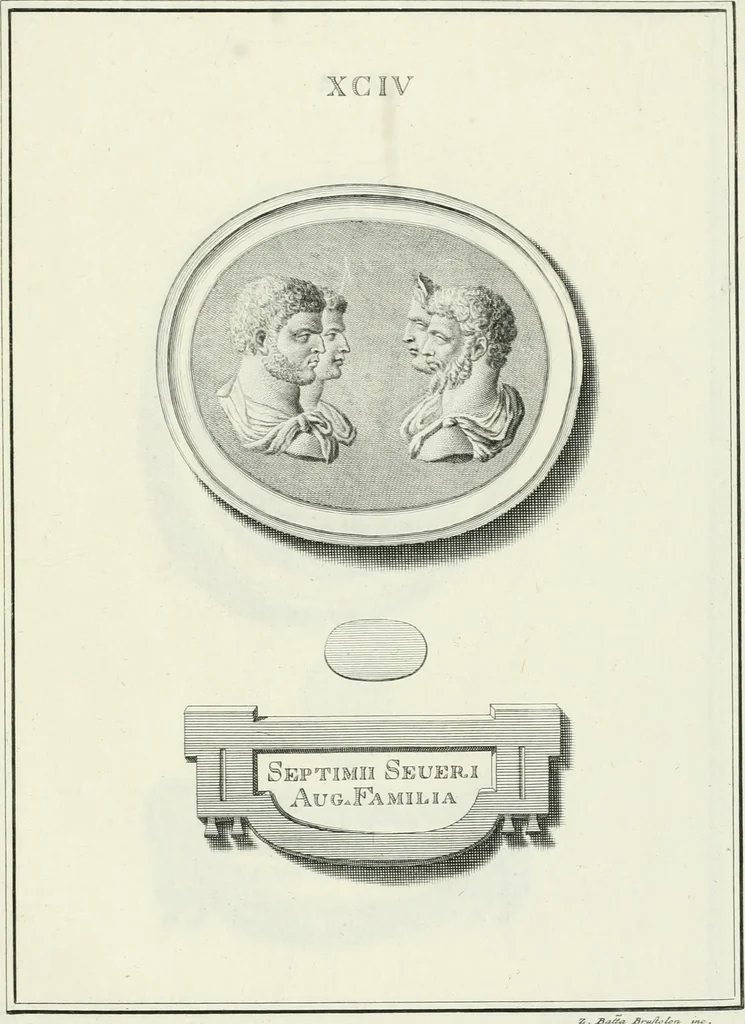 An illustration from Dactyliotheca Smithiana, 1767, leaf 622