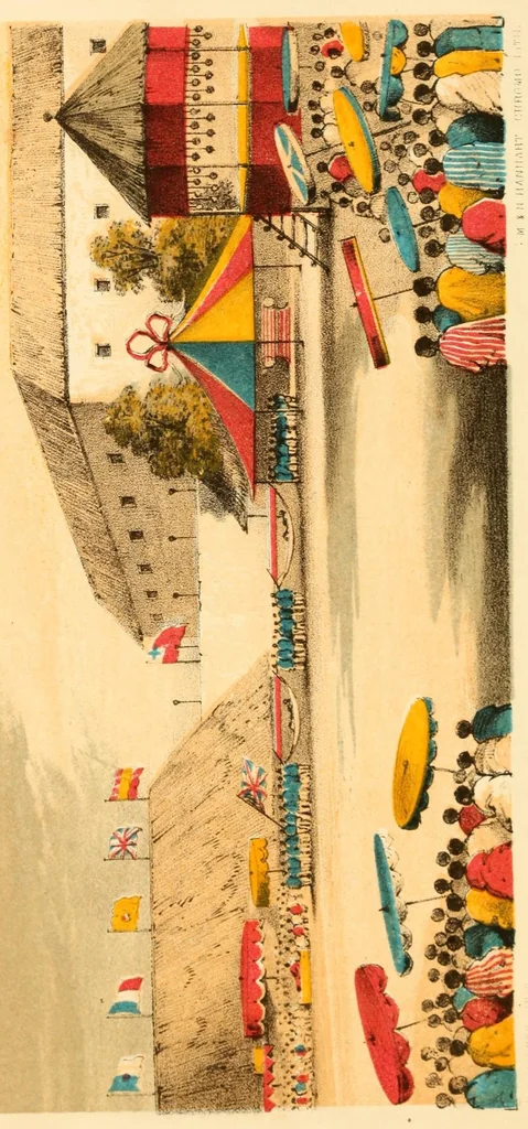 An illustration from Dahomey and the Dahomans; being the journals of two missions to the king of Dahomey, and residence at his capital, in the year 1849 and 1850, 1851, leaf 98