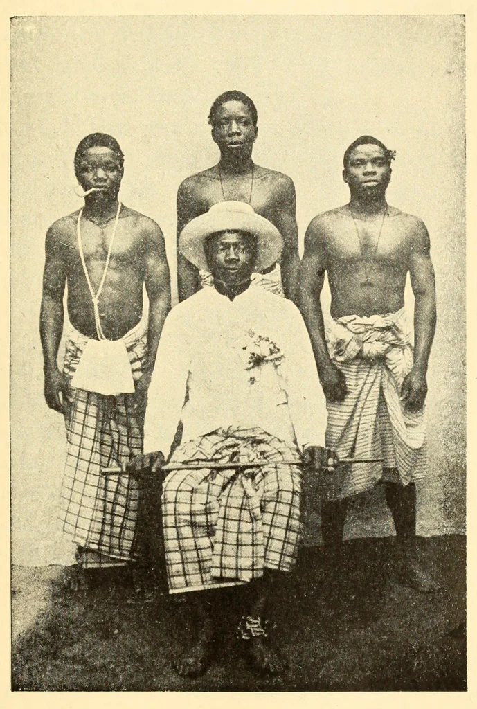 An illustration from Dahomey et dépendances : historique général, organisation, administration, ethnographie, productions, agriculture, commerce, 1900, leaf 55