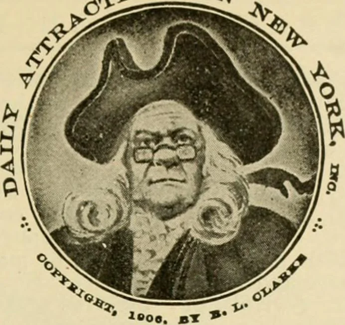 An illustration from Daily attractions in New York. Advance information of art exhibitions, lectures, concerts, churches, theatres, railroads, Pullman accommodations, points of interest, where to dine, etc. .., 1906, leaf 23