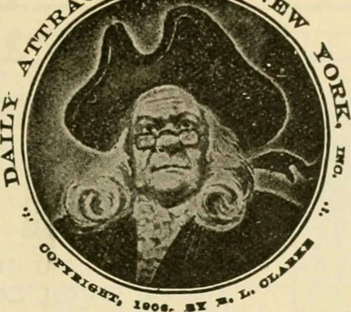 An illustration from Daily attractions in New York. Advance information of art exhibitions, lectures, concerts, churches, theatres, railroads, Pullman accommodations, points of interest, where to dine, etc. .., 1906, leaf 393