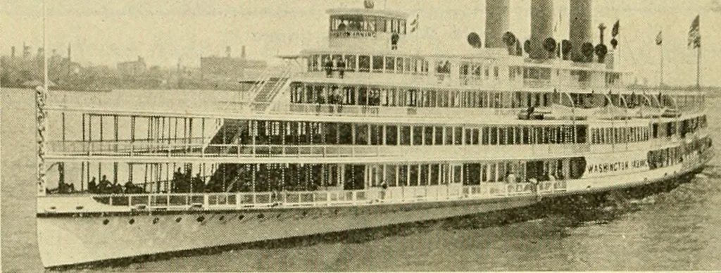 An illustration from Daily attractions in New York. Advance information of art exhibitions, lectures, concerts, churches, theatres, railroads, Pullman accommodations, points of interest, where to dine, etc. .., 1906, leaf 428