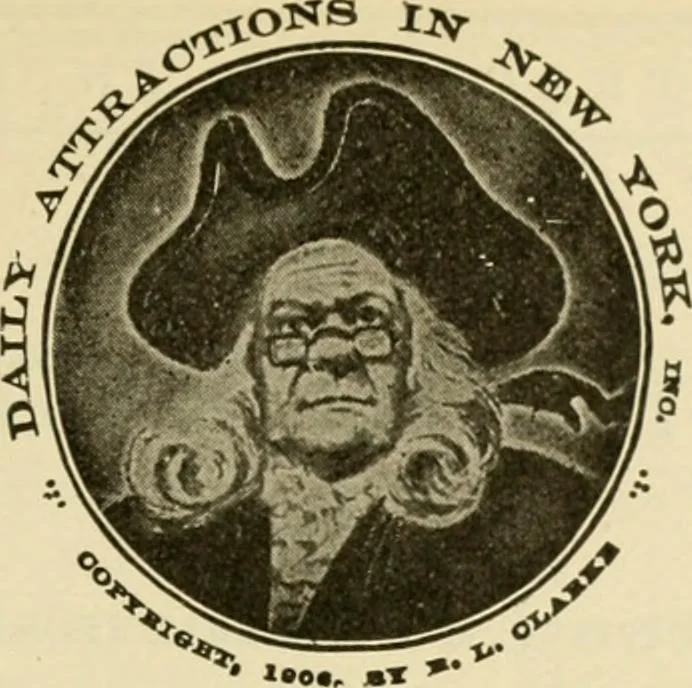 An illustration from Daily attractions in New York. Advance information of art exhibitions, lectures, concerts, churches, theatres, railroads, Pullman accommodations, points of interest, where to dine, etc. .., 1906, leaf 43