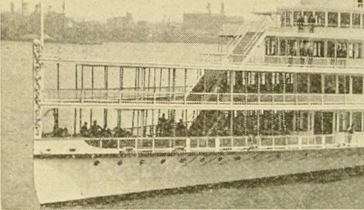 An illustration from Daily attractions in New York. Advance information of art exhibitions, lectures, concerts, churches, theatres, railroads, Pullman accommodations, points of interest, where to dine, etc. .., 1906, leaf 714