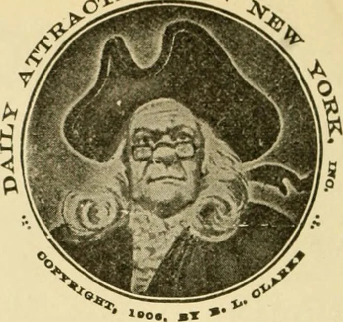 An illustration from Daily attractions in New York. Advance information of art exhibitions, lectures, concerts, churches, theatres, railroads, Pullman accommodations, points of interest, where to dine, etc. .., 1906, leaf 8