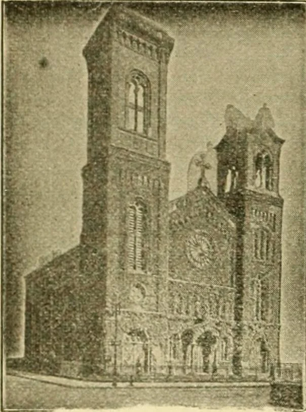 An illustration from Daily attractions in New York. Advance information of art exhibitions, lectures, concerts, churches, theatres, railroads, Pullman accommodations, points of interest, where to dine, etc. .., 1906, leaf 8