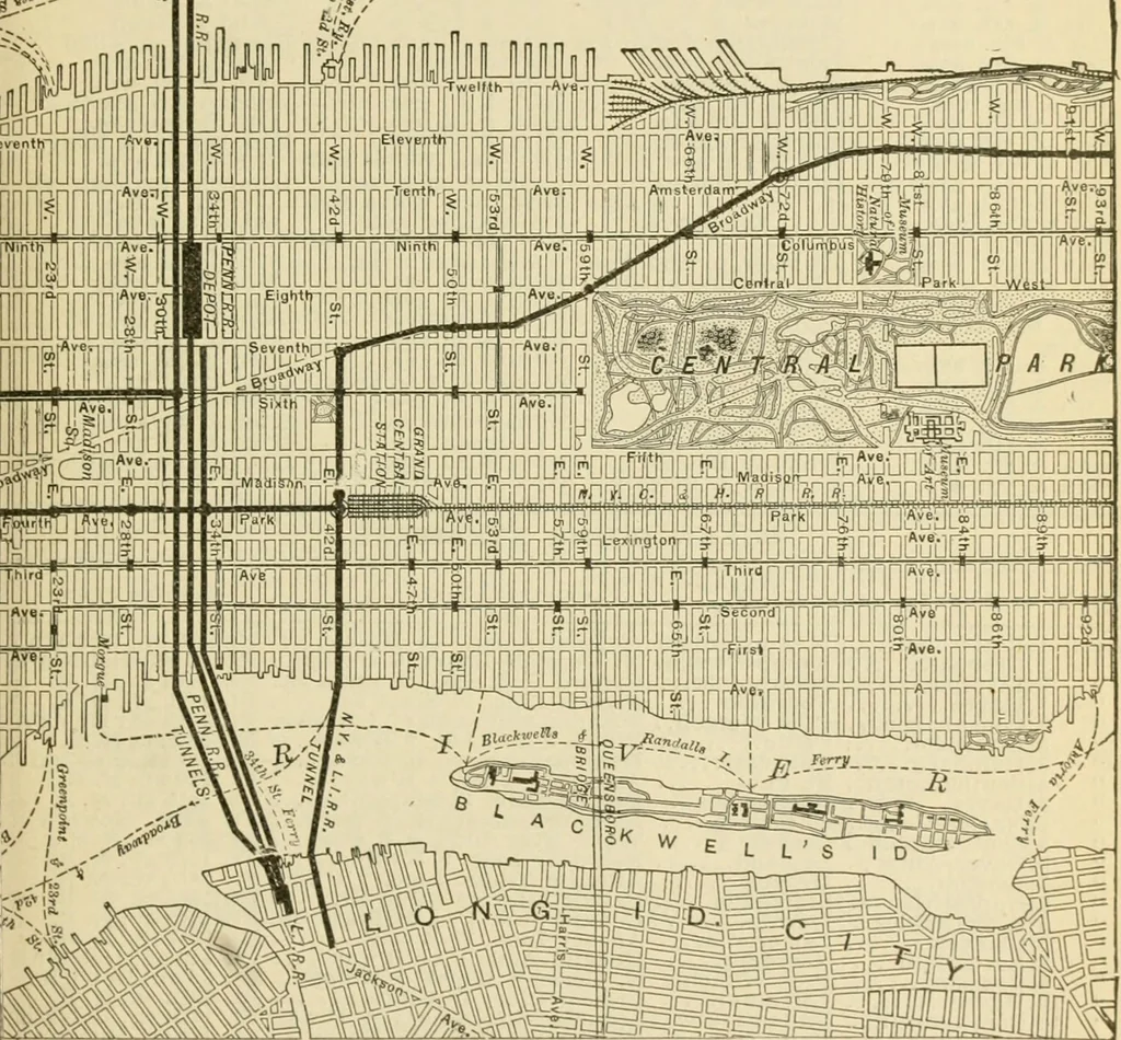 An illustration from Daily attractions in New York. Advance information of art exhibitions, lectures, concerts, churches, theatres, railroads, Pullman accommodations, points of interest, where to dine, etc. .., 1906, leaf 85
