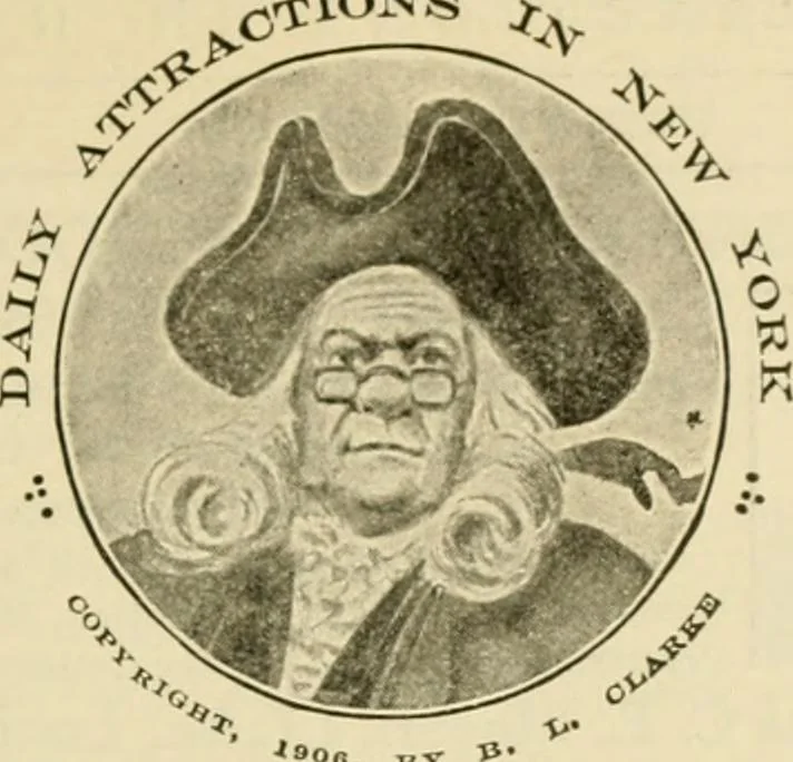 An illustration from Daily attractions in New York. Advance information of art exhibitions, lectures, concerts, churches, theatres, railroads, Pullman accommodations, points of interest, where to dine, etc. .., 1906, leaf 869
