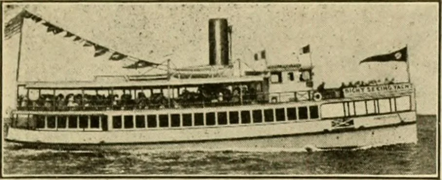 An illustration from Daily attractions in New York. Advance information of art exhibitions, lectures, concerts, churches, theatres, railroads, Pullman accommodations, points of interest, where to dine, etc. .., 1906, leaf 873