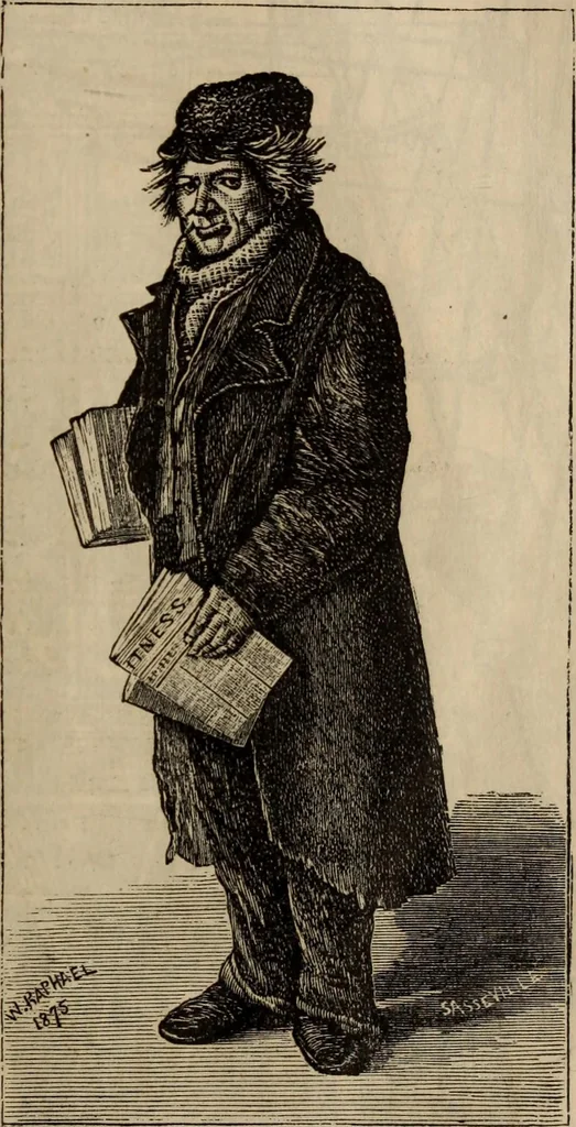 An illustration from The daily newspaper : the history of its production and distribution / [G.H.F.]., 1878, leaf 13