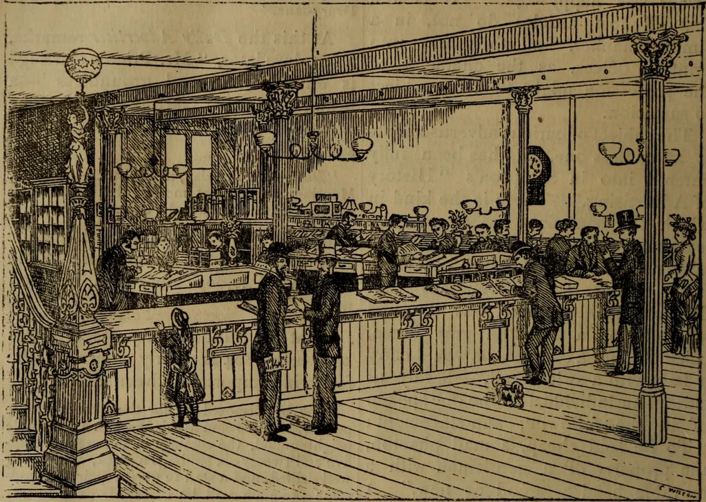 An illustration from The daily newspaper : the history of its production and distribution / [G.H.F.]., 1878, leaf 20