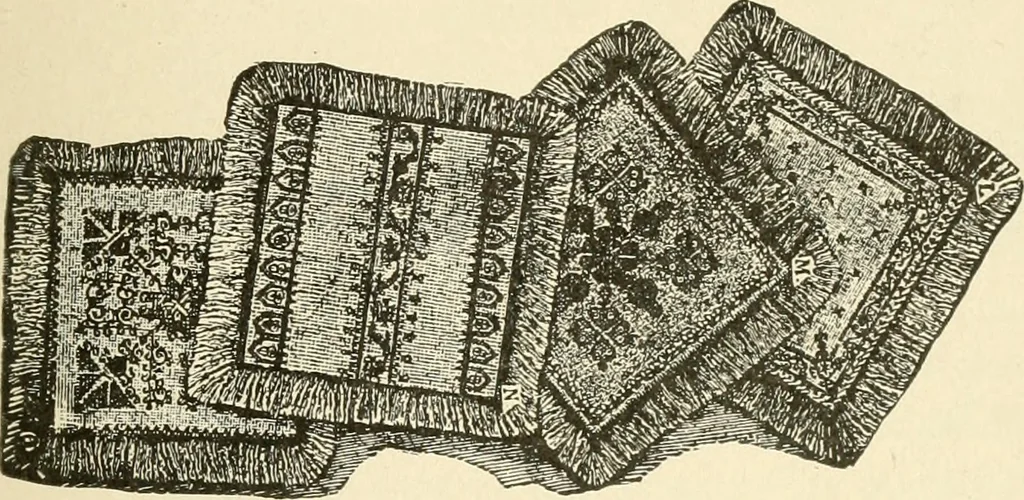 An illustration from Dainty work for pleasure and profit, 1891, leaf 108