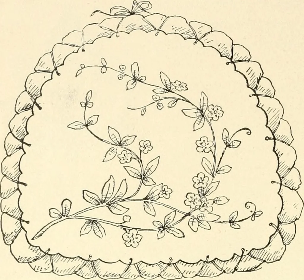 An illustration from Dainty work for pleasure and profit, 1891, leaf 109