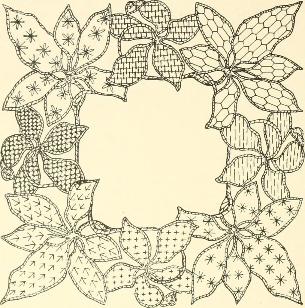 An illustration from Dainty work for pleasure and profit, 1891, leaf 117