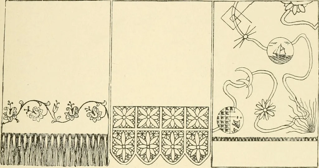An illustration from Dainty work for pleasure and profit, 1891, leaf 118