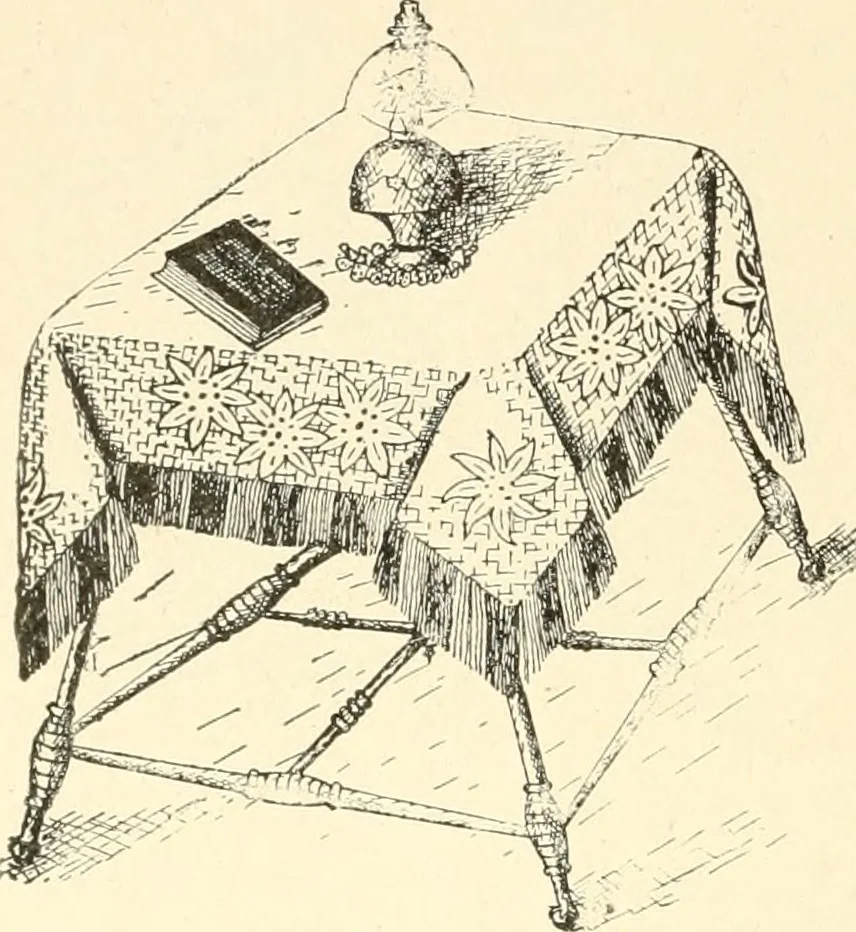 An illustration from Dainty work for pleasure and profit, 1891, leaf 133