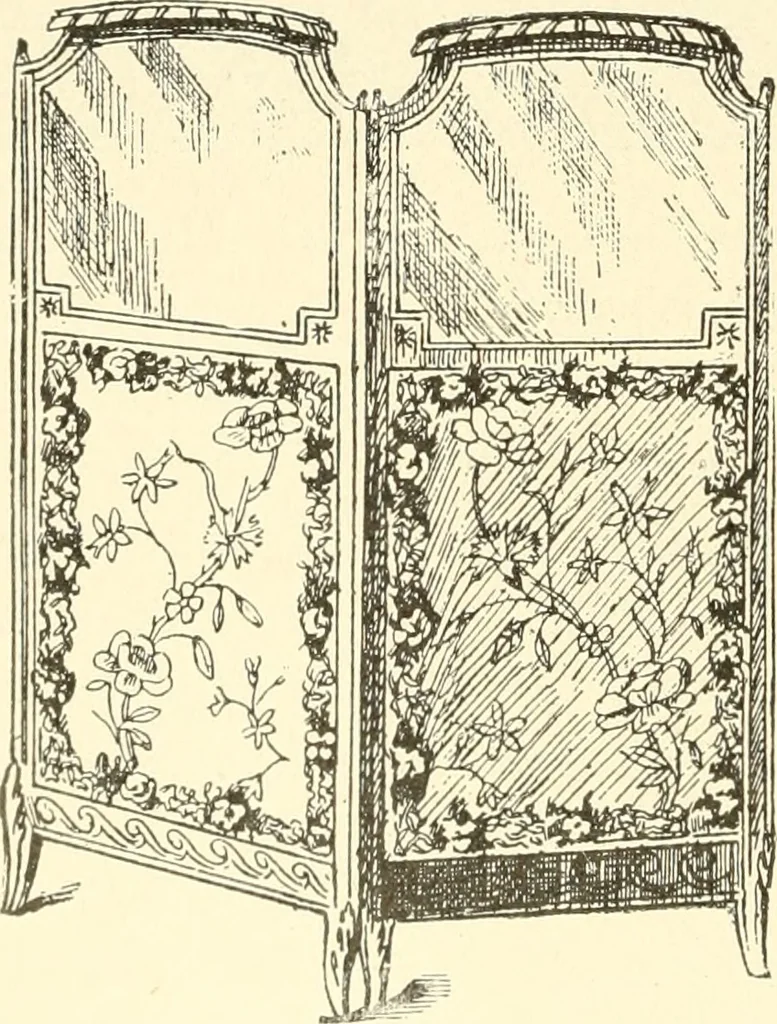 An illustration from Dainty work for pleasure and profit, 1891, leaf 135