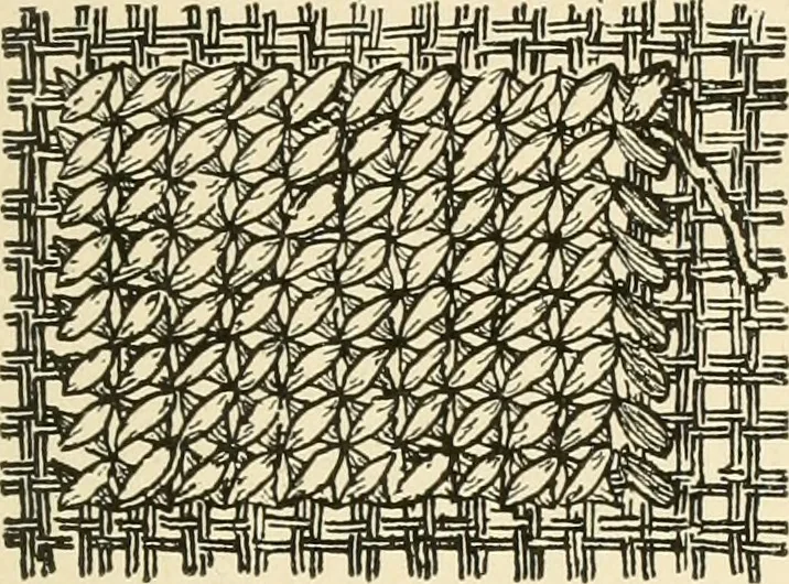An illustration from Dainty work for pleasure and profit, 1891, leaf 174