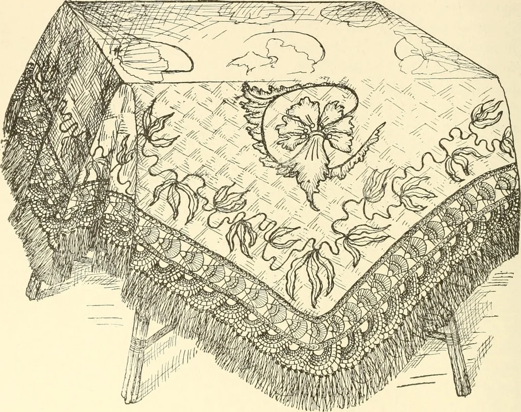 An illustration from Dainty work for pleasure and profit, 1891, leaf 185