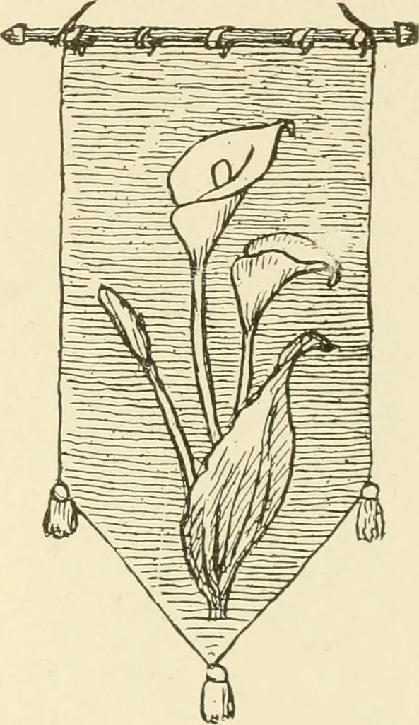 An illustration from Dainty work for pleasure and profit, 1891, leaf 190