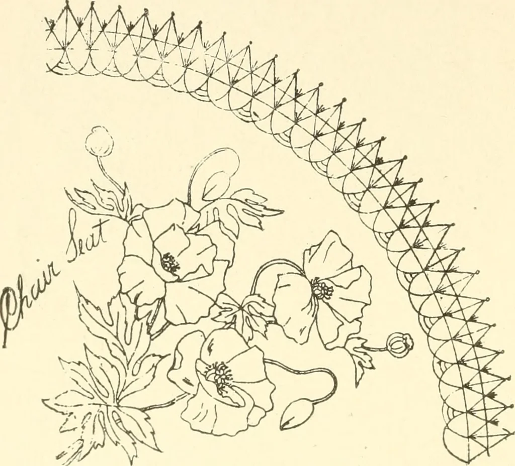 An illustration from Dainty work for pleasure and profit, 1891, leaf 215