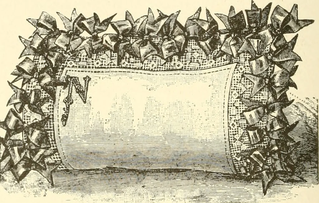 An illustration from Dainty work for pleasure and profit, 1891, leaf 217