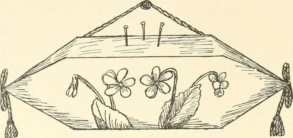 An illustration from Dainty work for pleasure and profit, 1891, leaf 257