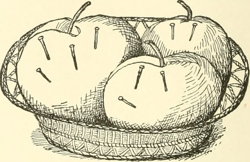 An illustration from Dainty work for pleasure and profit, 1891, leaf 257
