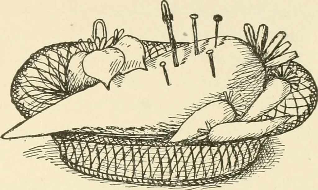 An illustration from Dainty work for pleasure and profit, 1891, leaf 258