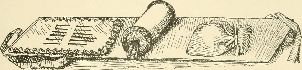 An illustration from Dainty work for pleasure and profit, 1891, leaf 266