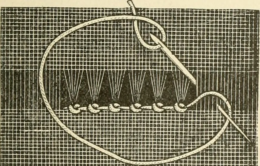 An illustration from Dainty work for pleasure and profit, 1891, leaf 274